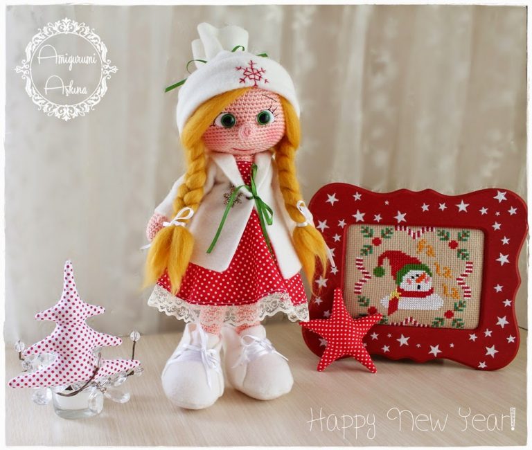 Bunny with Amigurumi Hat Free Crochet Pattern