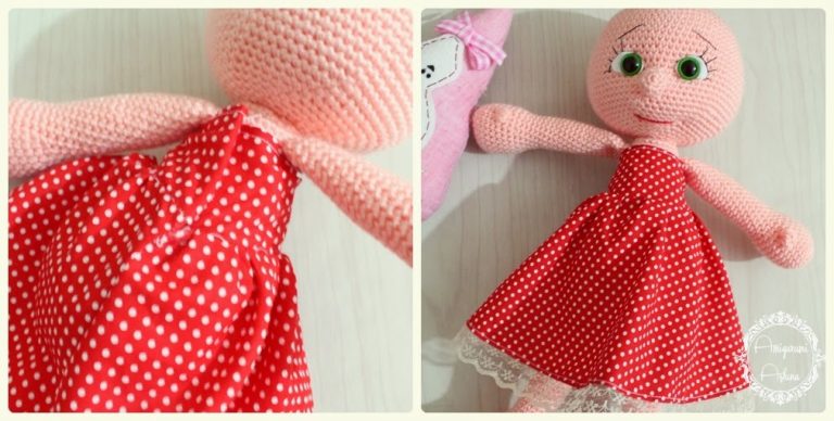 Amigurumi Cute Deer Girl Free Crochet Pattern