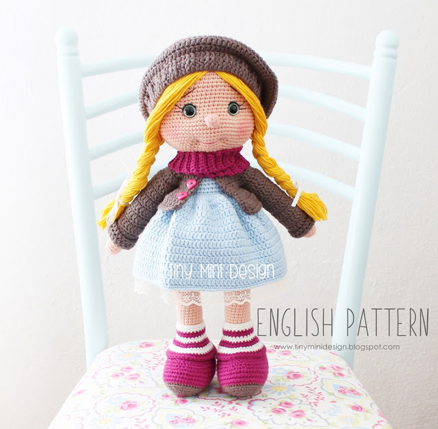 Amigurumi Doll Gülcan Free Crochet Pattern