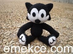 Amigurumi Crochet Cat Kedi Felix Pattern Yapılışı