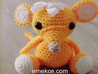 Amigurumi Crochet Mause (Fare) Free Pattern Yapılışı