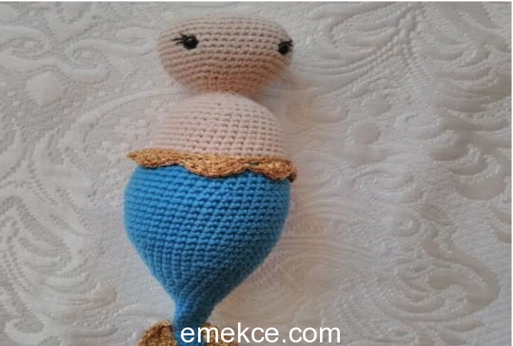 Amigurumi Oyuncak Deniz Kızı Yapılışı Amigurumi Oyuncak Deniz Kızı Yapılışı