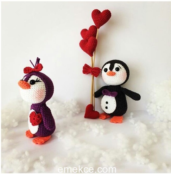 Amigurumi Crochet Oyuncak Penguen Free Pattern Yapılışı