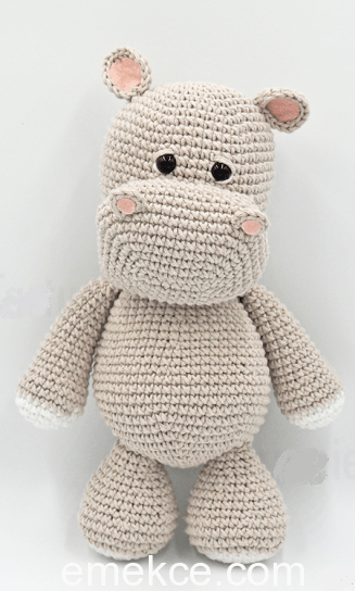 Amigurumi Crochet Sevimli Hipopotam Free Pattern Yapılışı