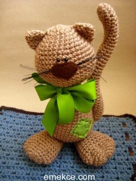 Amigurumi Crochet Cat (Kedi) Gatito Free Pattern Yapılışı