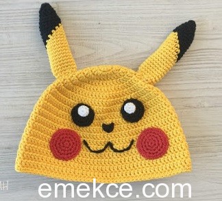 Amigurumi Pikachu Bere Yapılışı