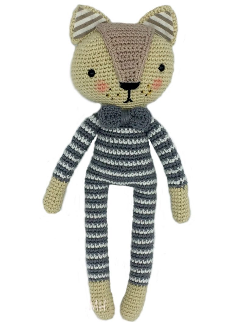 Amigurumi Oyuncak Pijamalı Kedi Yapımı