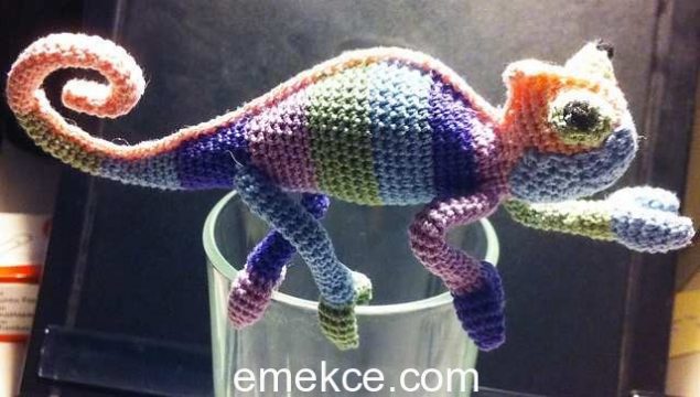 Amigurumi Oyuncak Bukalemun Yapılışı