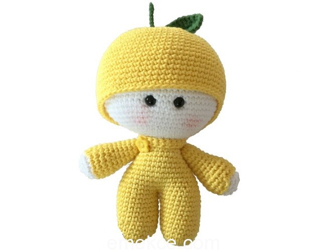 Amigurumi Crochet Limon Doll Free Pattern Yapılışı