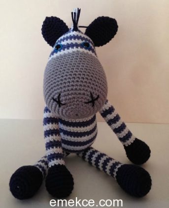 Amigurumi Oyuncak Zebra Yapımı