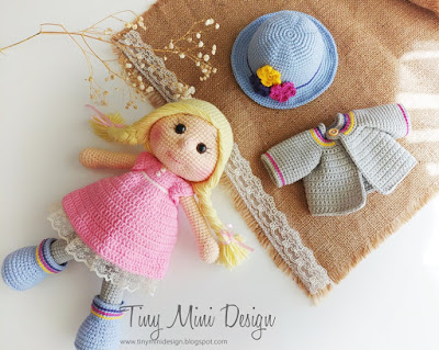 Amigurumi Tini Mini Kız Yapılışı-Free Pattern Tini Mini Dolls