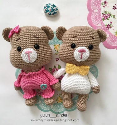 Amigurumi Tombiş Ayıcık Yapılışı-Amigurumi Bear Pattern