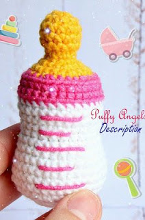 Amigurumi Crochet Bottle Free Pattern