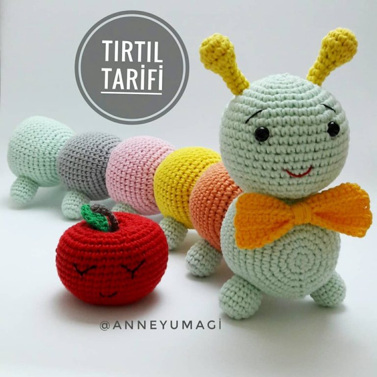 Amigurumi Tırtıl Yapımı