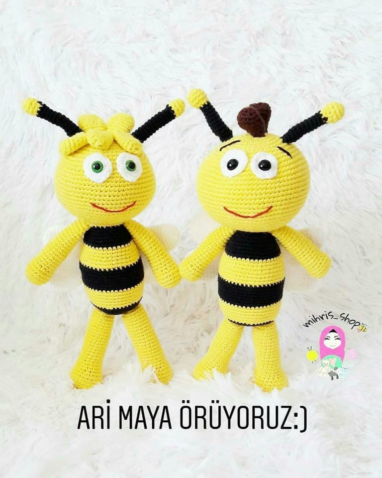 Amigurumi Arı Maya Yapımı