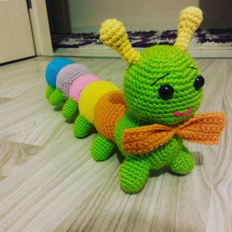 Amigurumi İle Tırtıl Yapımı