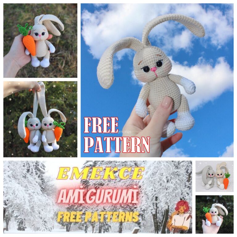 Cute Bunny Amigurumi Free Pattern