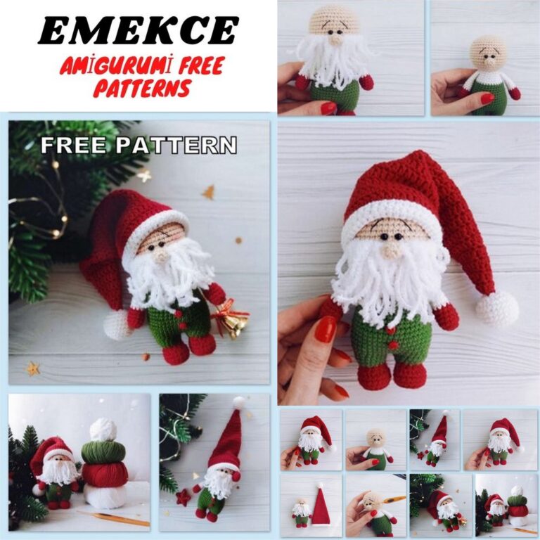 Santa Claus Amigurumi Free Pattern