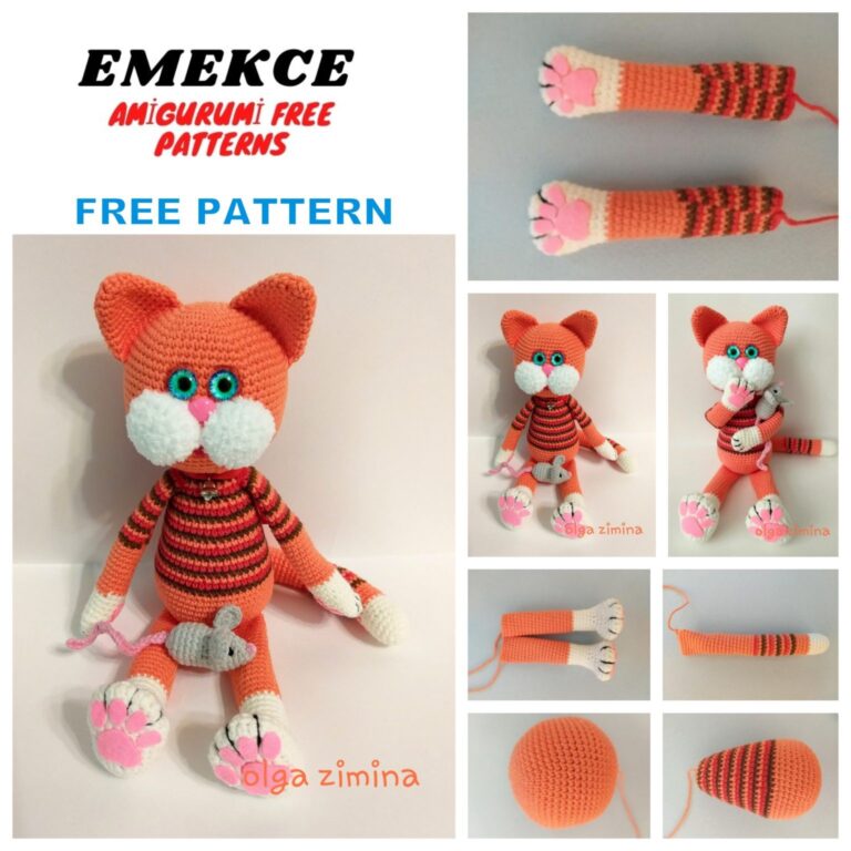 Amigurumi Timosha Cat Free Pattern