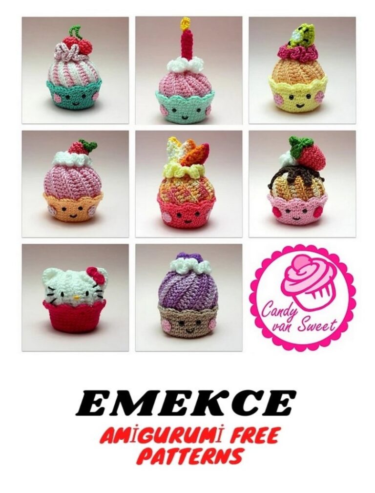 Cupcake Amigurumi Free Crochet Pattern