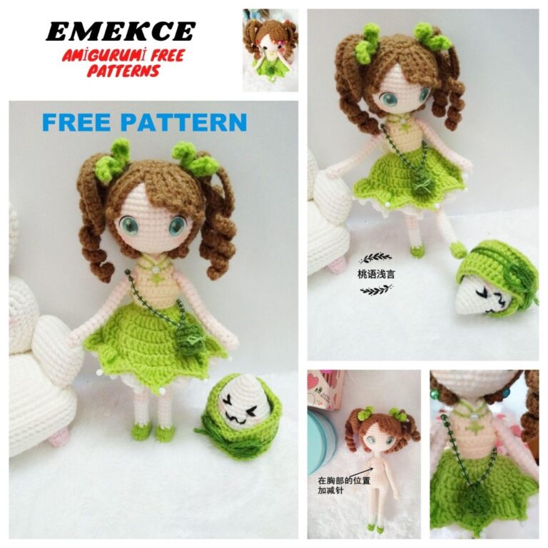 Cute Girl Amigurumi Free Crochet Pattern