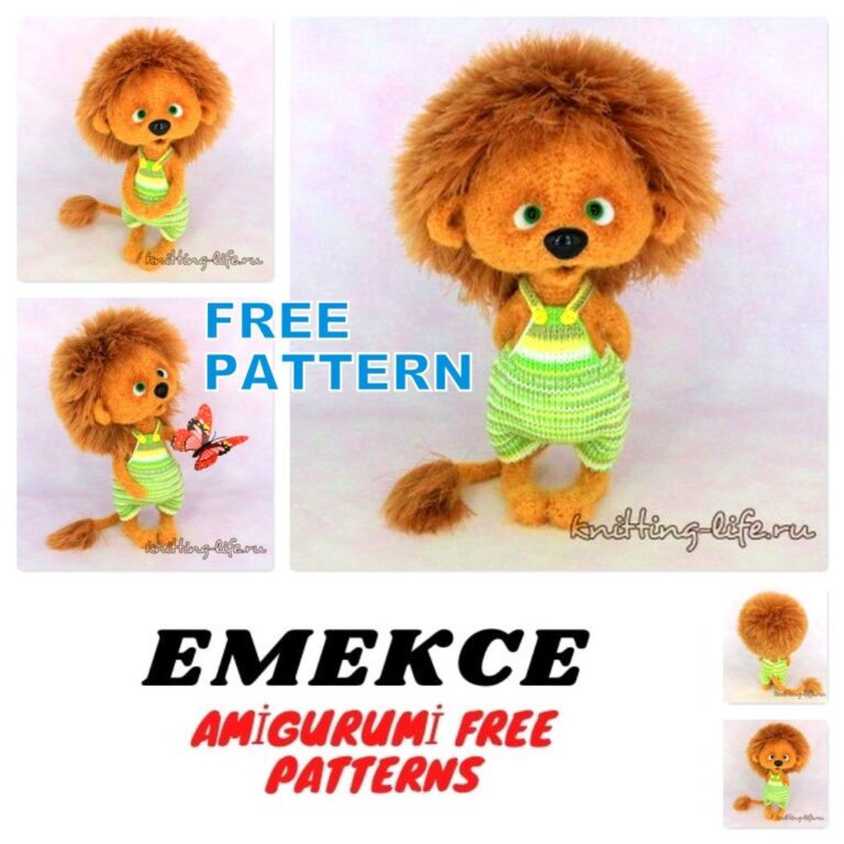 Little Lion Amigurumi Free Crochet Pattern