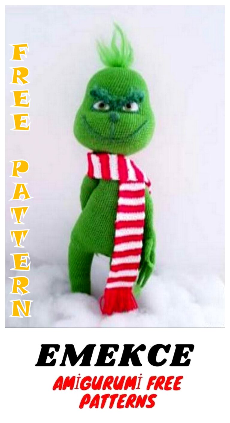 Christmas Grouch Amigurumi Free Crochet Pattern