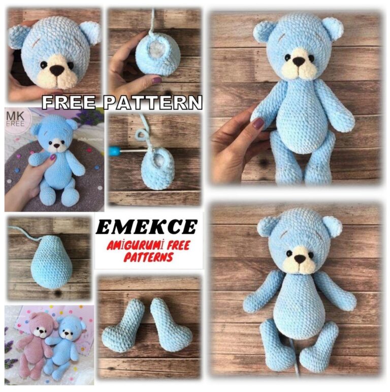 Teddy Bear Amigurumi Free Pattern