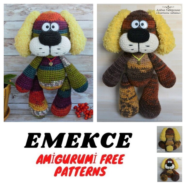 Dog Bark Amigurumi Free Crochet Pattern