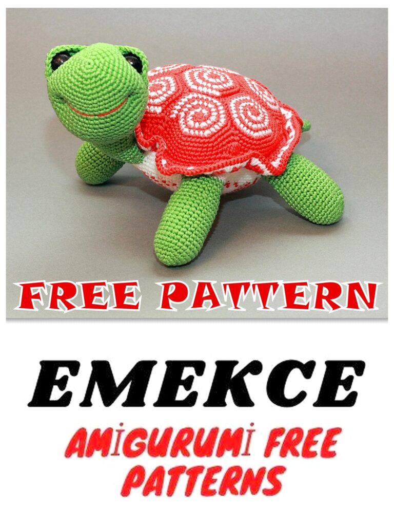 Rainbow Cute Turtle Amigurumi Free Crochet Pattern