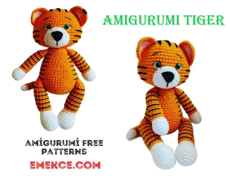 Cute Tiger Amigurumi Free Pattern