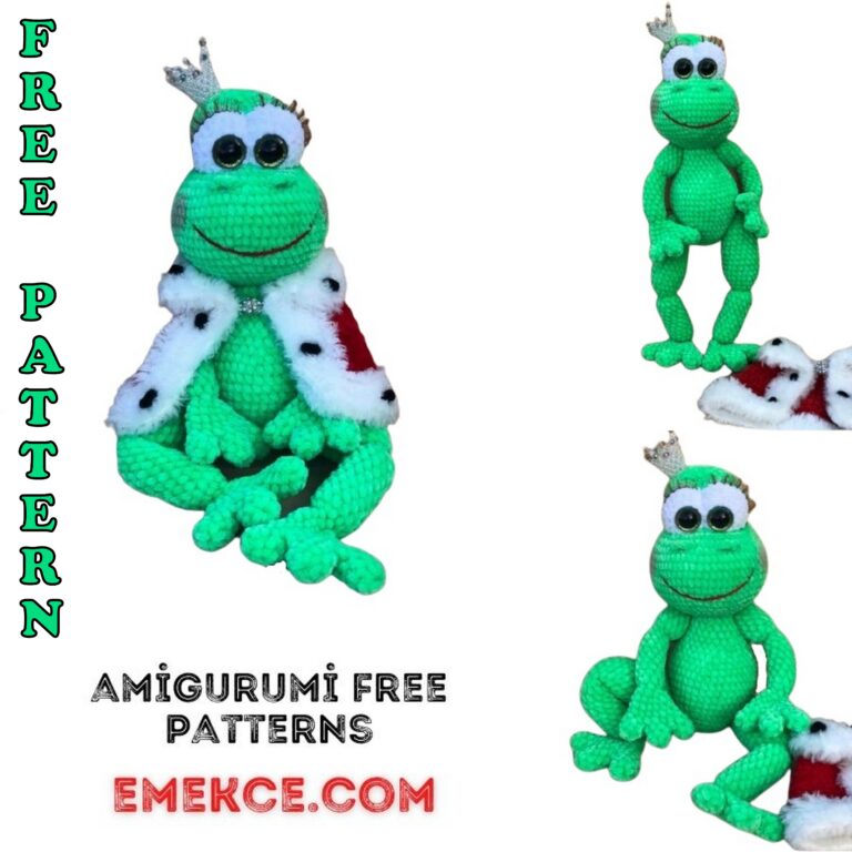 The Frog Prince Amigurumi Free Crochet Pattern