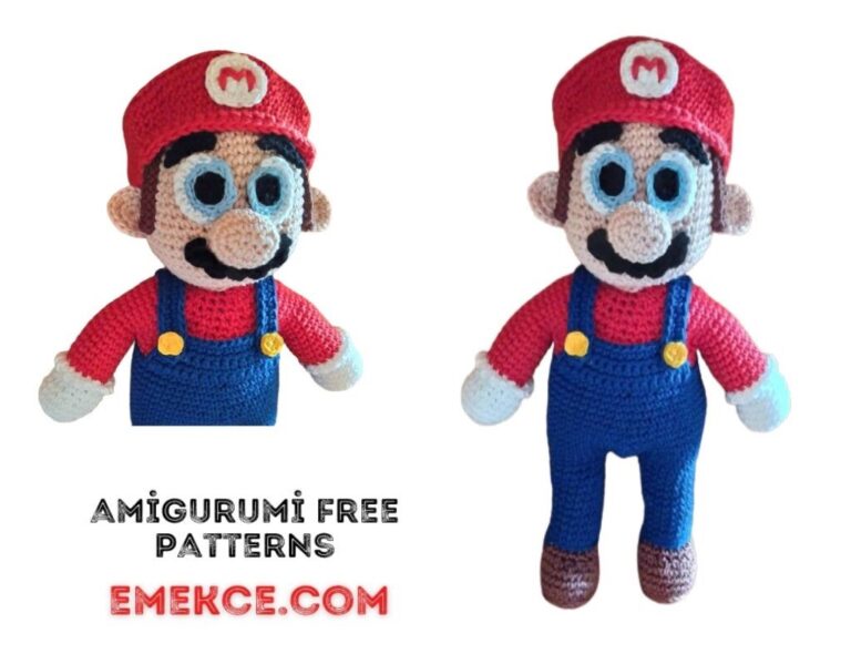 Super Mario Amigurumi Free Pattern