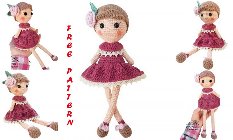 Amigurumi Doll Gülcan Free Crochet Pattern