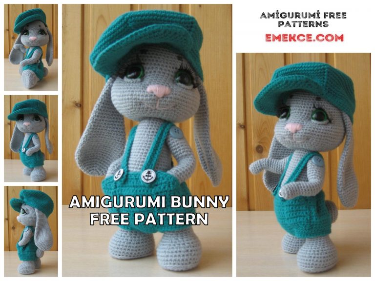 Amigurumi Rowdy Bunny Free Crochet Pattern