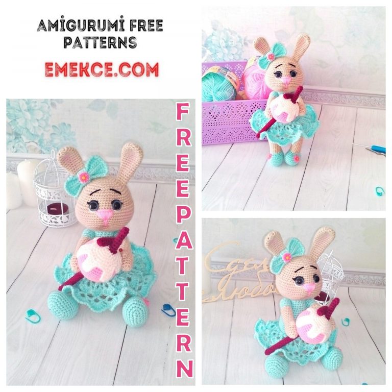 Cute Bunny Amigurumi Free Crochet Pattern