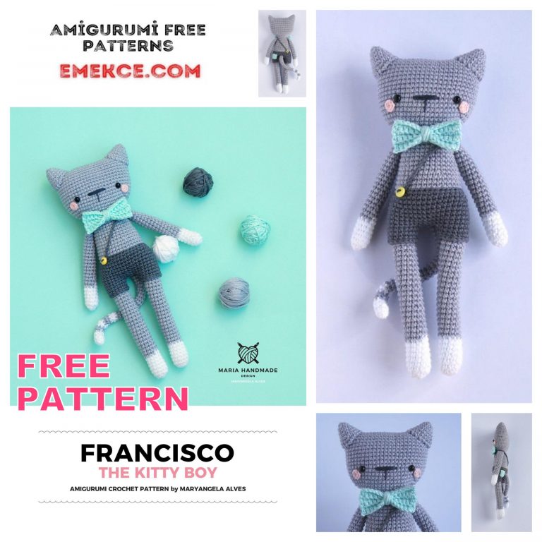 Amigurumi Cat Francico Free Crochet Pattern