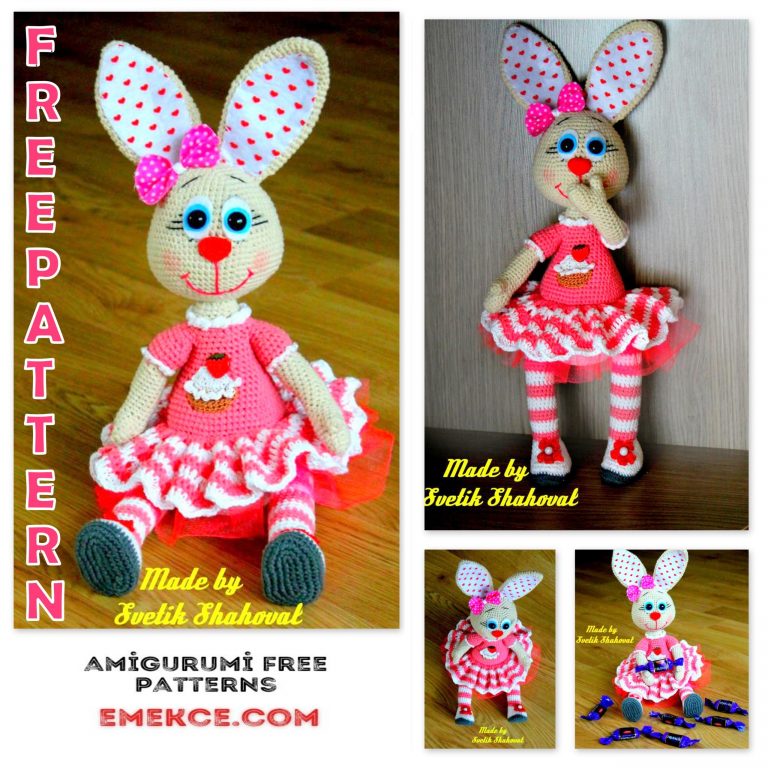 Amigurumi Spring Bunny Free Crochet Pattern