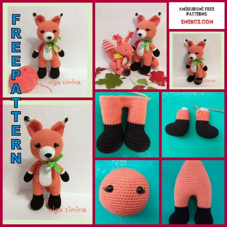 Amigurumi Cute Fox Free Pattern