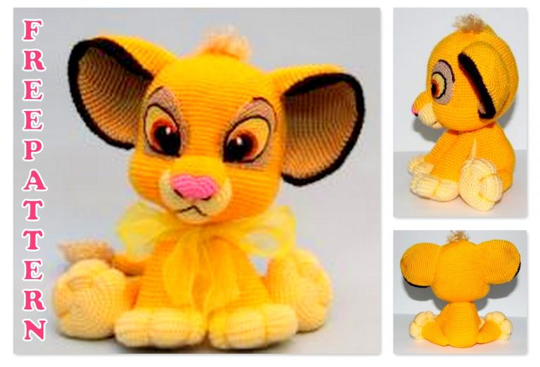 Amigurumi The Lion King Simba Free Crochet Pattern