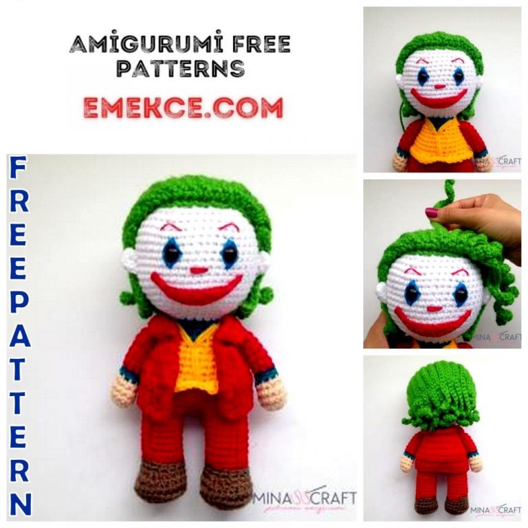 Amigurumi Joker Free Crochet Pattern