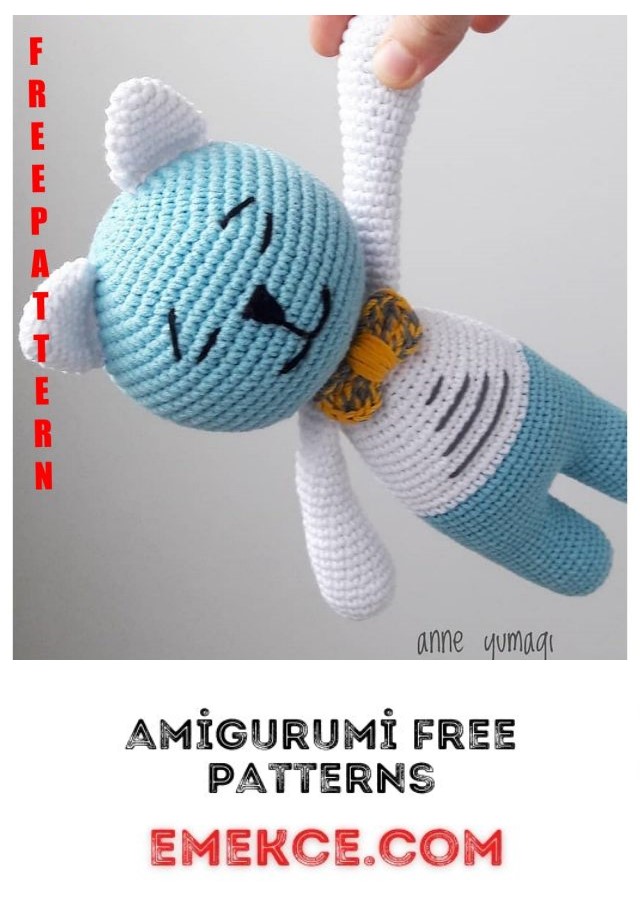 Pussycat Kitten Amigurumi Free Crochet Pattern