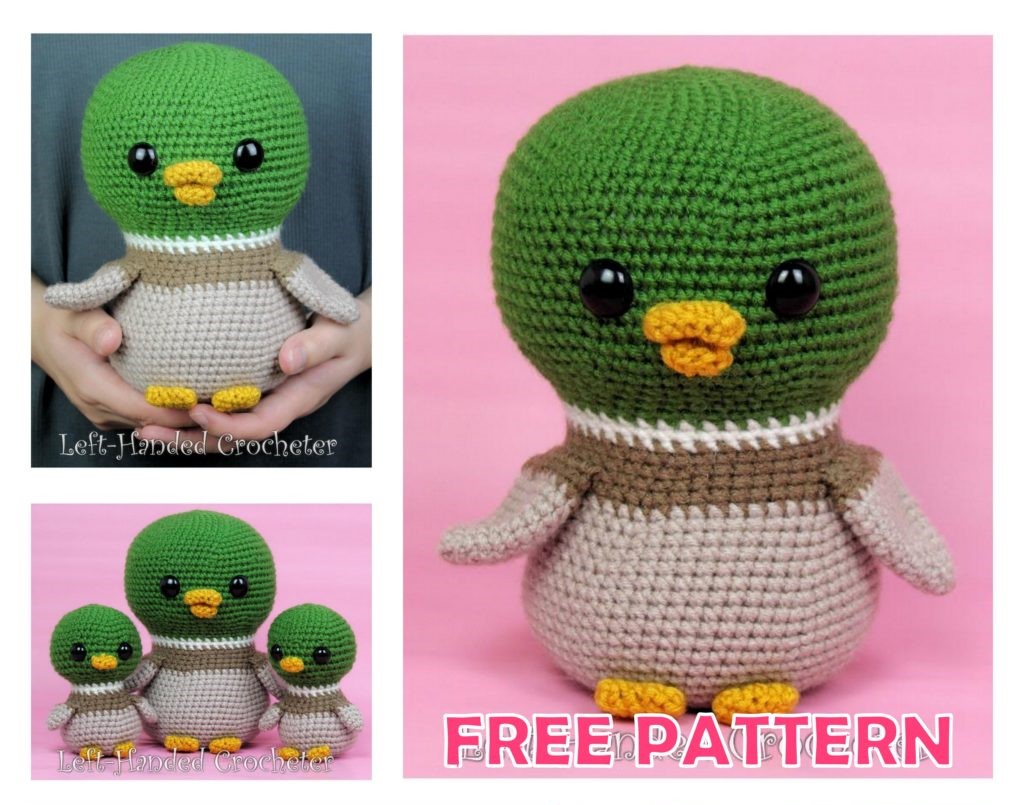 11 Cute Crochet Duck Patterns to Make - Fun Ideas - A More Crafty Life