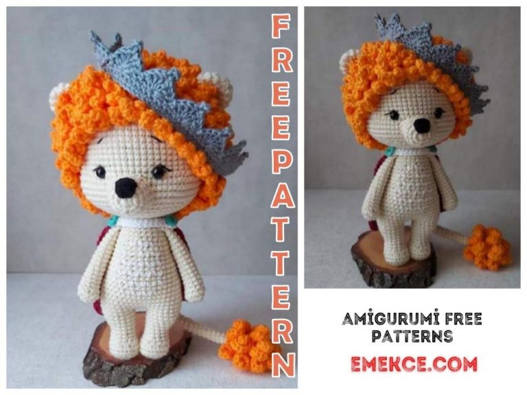 Amigurumi Lion King Free Crochet Pattern