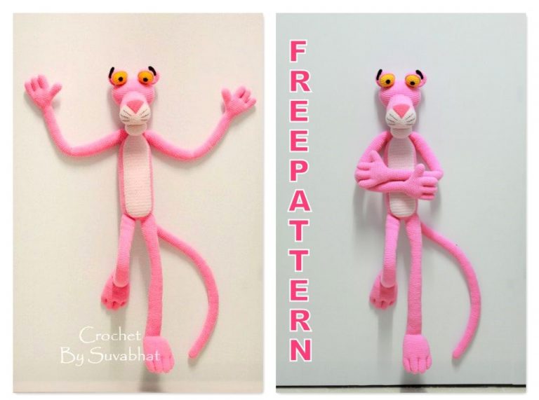 Amigurumi Pink Panther Free Crochet Pattern