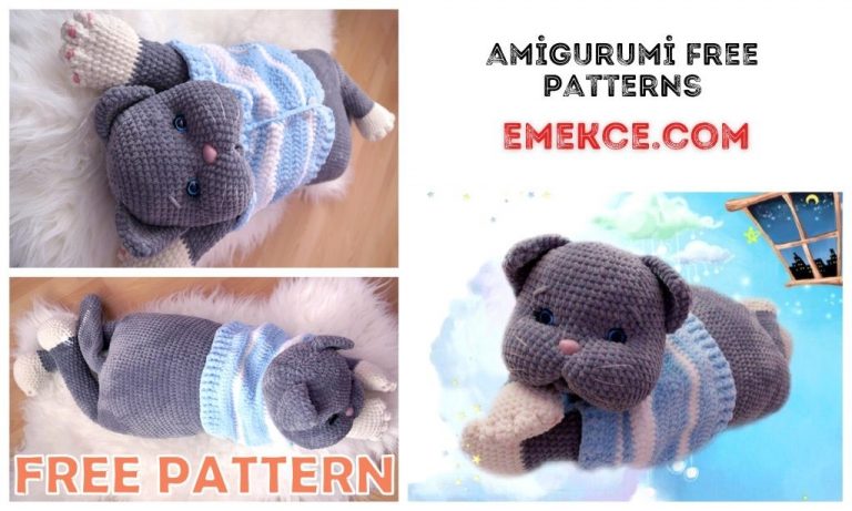 Amigurumi Big Fat Cat Free Crochet Pattern