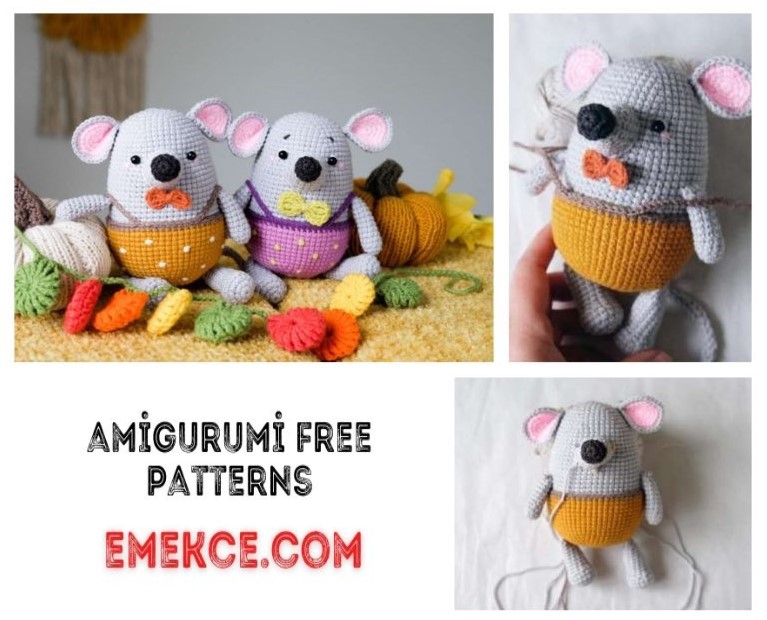 Cute Mouse Amigurumi Free Crochet Pattern