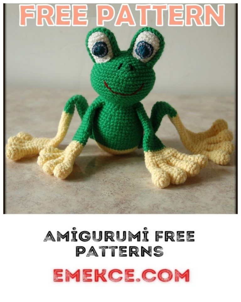 Amigurumi Cute Frog Free Crochet Pattern