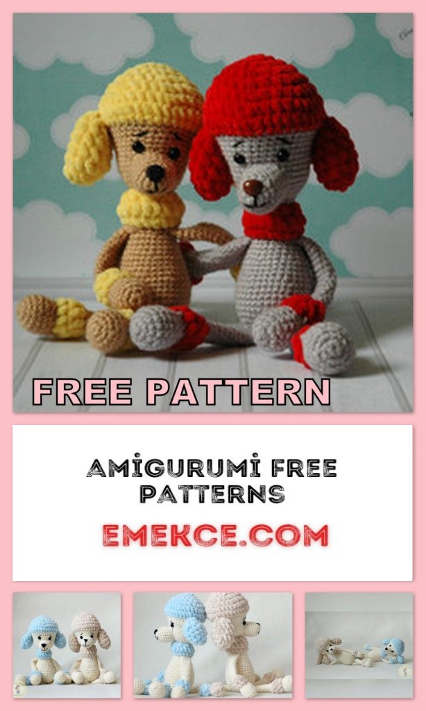Amigurumi Dog Poodle Free Crochet Pattern