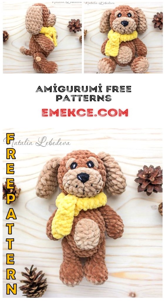 Amigurumi con lana terciopelo  Crochet dog patterns, Crochet dog, Amigurumi  pattern